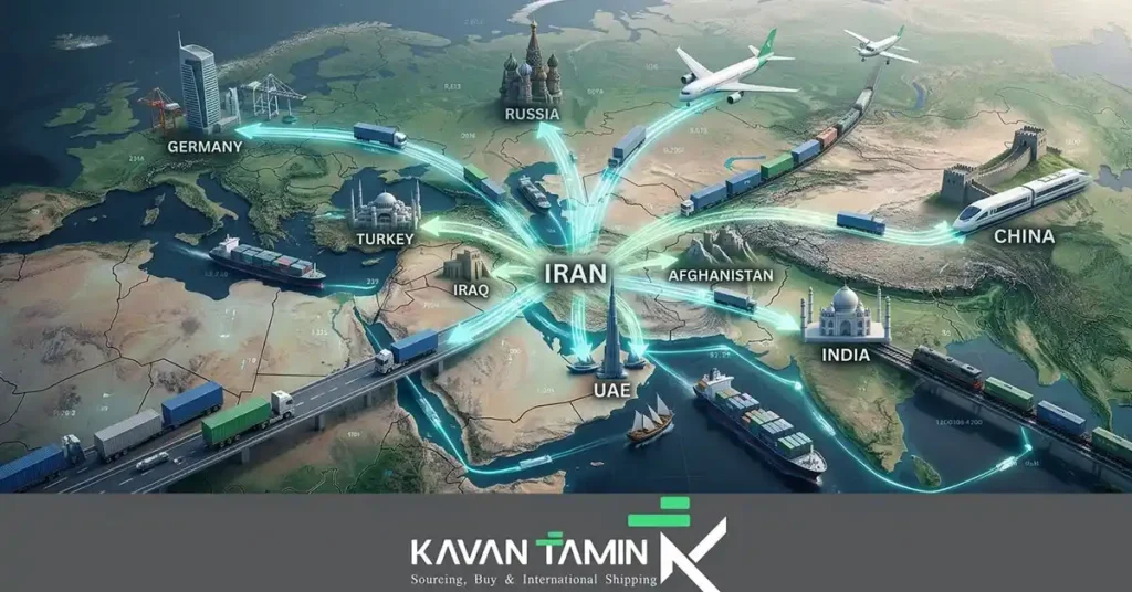 بیشترین واردات کالا به ایران از کدام کشورها است؟